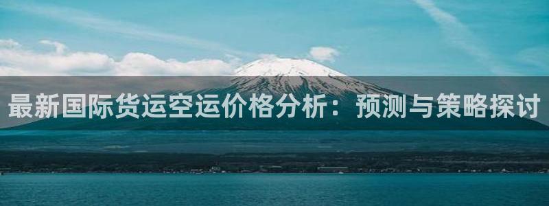 okpay钱包下载网址：最新国际货运空运价格分析：预测与